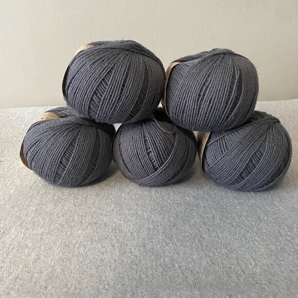NWT Baa Ram Ewe Skipper 5ply Guernsey Colour Rockall Grey Lot of 5 - Picture 13 of 16